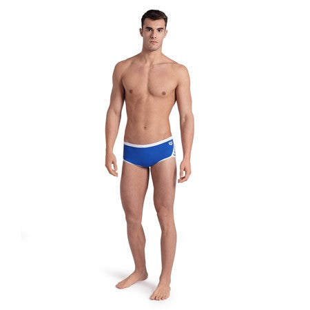 Arena Mens Icons Badbyxor låg midja 702-Royal-Vit