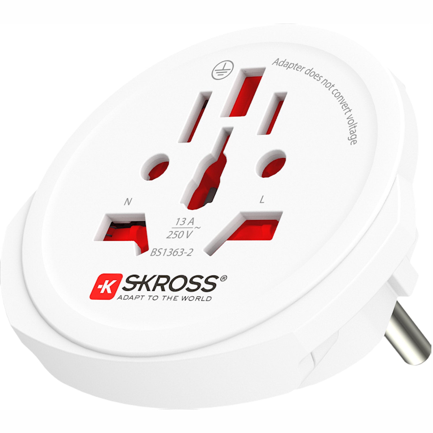 SKROSS - Reseadapter Världen till Europa Jordad - Travels And Bags