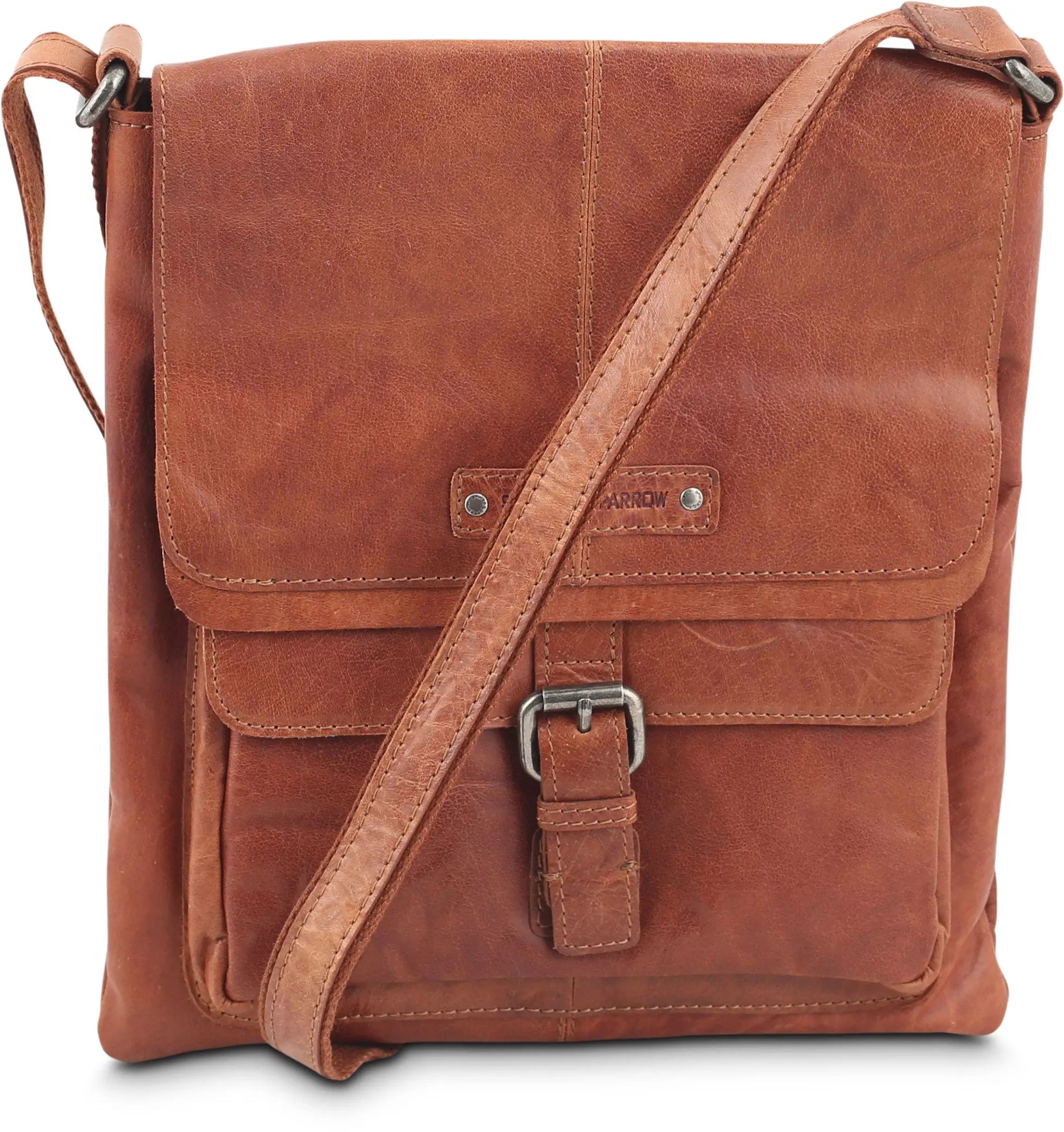 Spikes & Sparrow Flapbag Handväska - Cognac - Travels And Bags