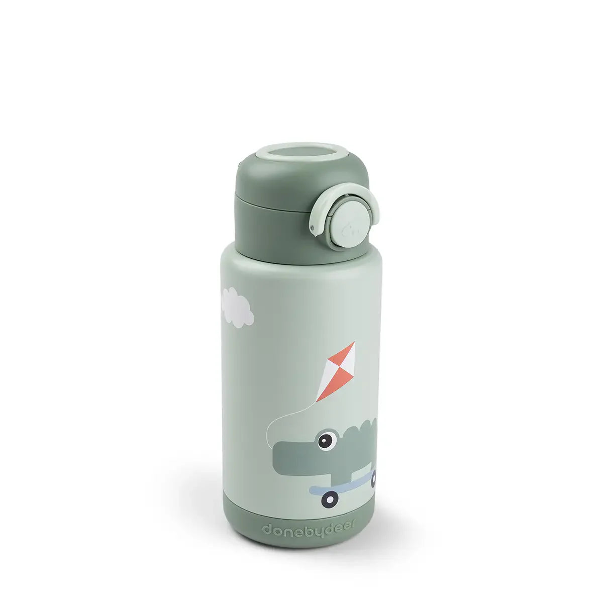 Done by Deer Insulated bottle Playground Grön - 340 ml