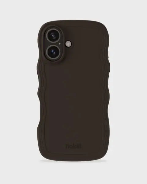 Holdit Telefonskal Wavy iPhone 16 - Brun - Travels And Bags