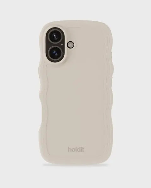 Holdit Telefonskal Wavy iPhone 16 Plus - Beige - Travels And Bags