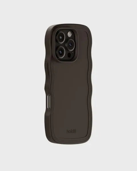 Holdit Telefonskal Wavy iPhone 16 Pro - Brun - Travels And Bags
