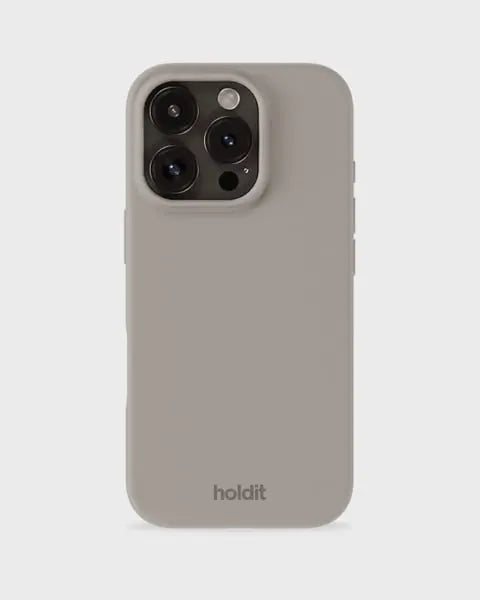 Holdit Telefonskal Silicone iPhone 16 Pro - Taupe - Travels And Bags