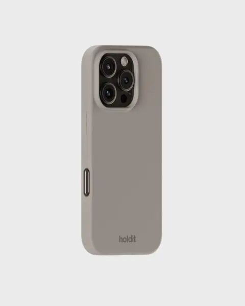 Holdit Telefonskal Silicone iPhone 16 Pro - Taupe - Travels And Bags