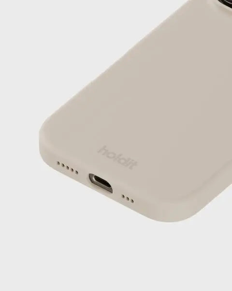Holdit Telefonskal Silicone iPhone 16 Pro - Beige - Travels And Bags