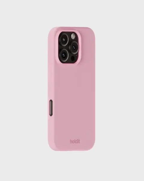 Holdit Telefonskal Silicone iPhone 16 Pro Max - Rosa - Travels And Bags