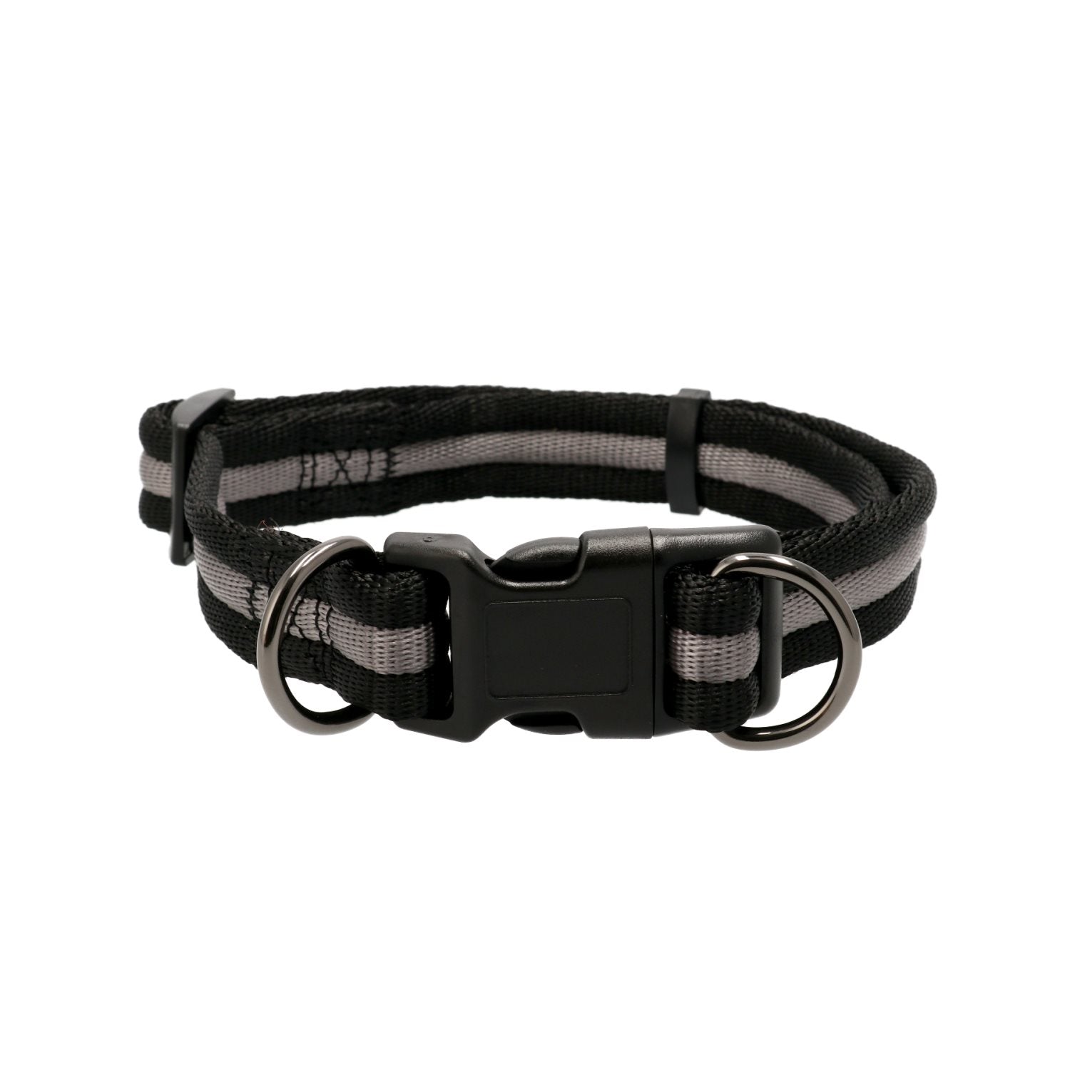 Dogman Kanalhalsband Vera Ställbart Svart/grå 66cm