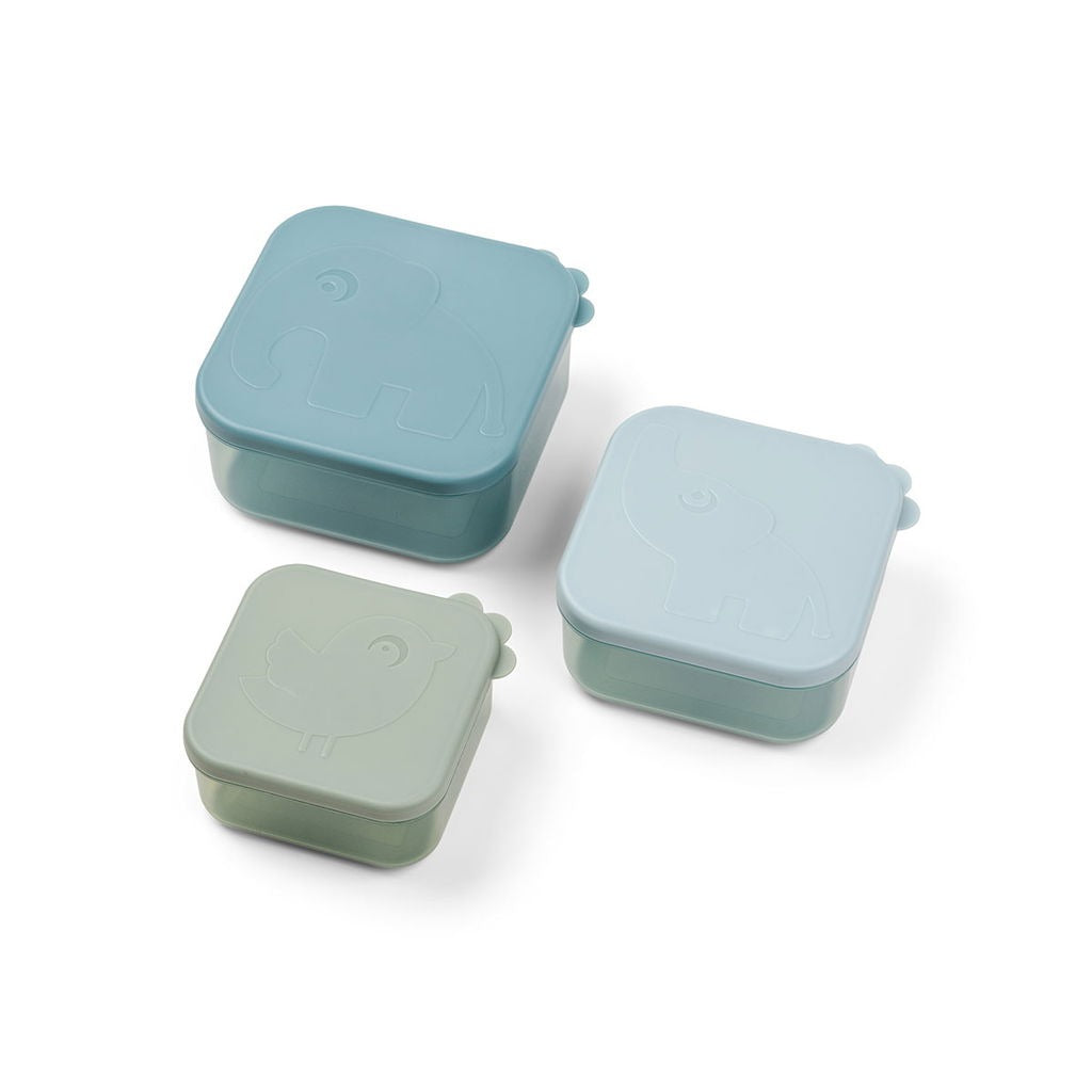 Done By Deer Snack Box 3-pack - Deer friends Grön/Blå Done By Deer