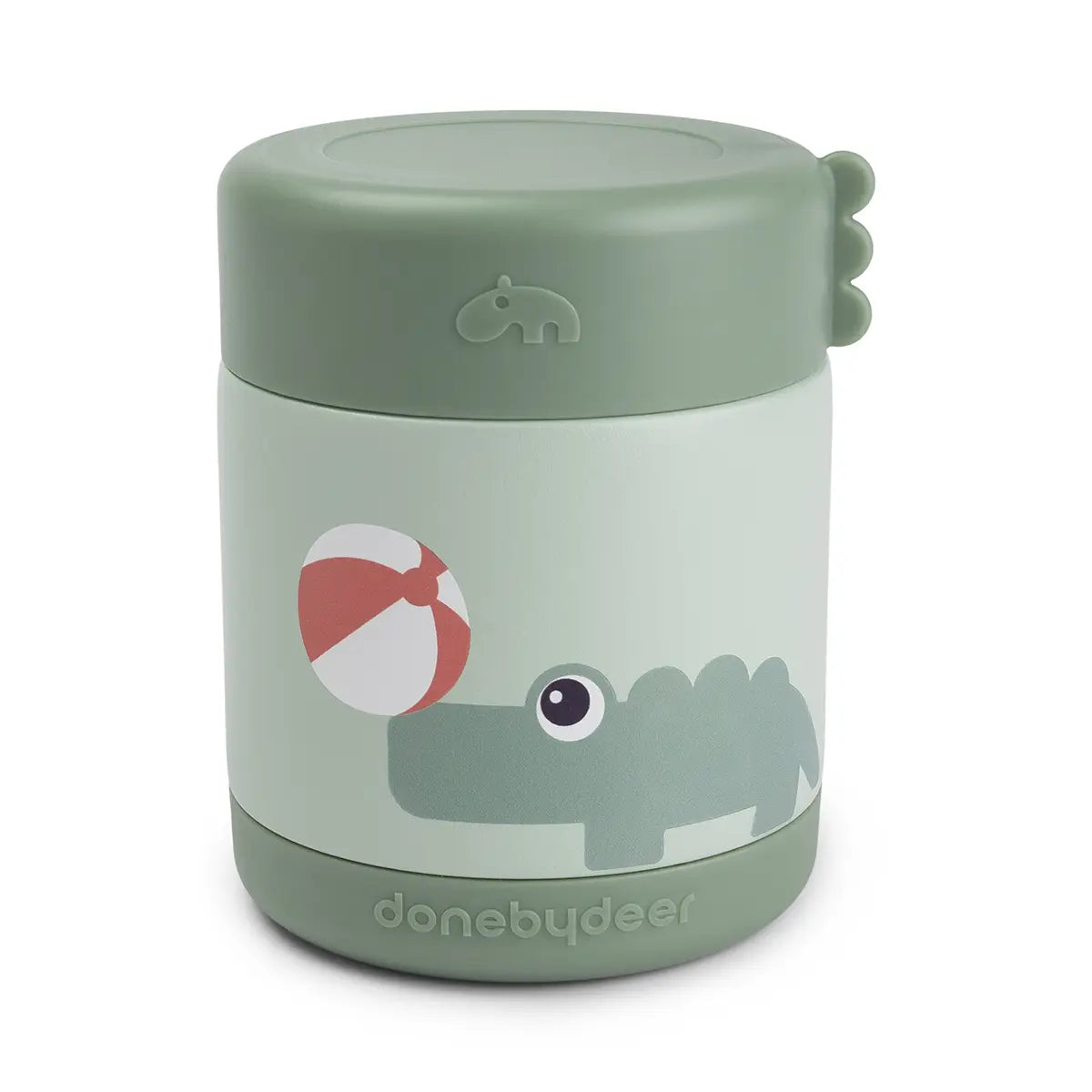 Done by Deer Insulated food jar Playground Grön - 300 ml