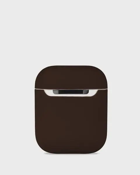 Holdit Airpodsfodral Silicone AirPods 1&2 - Mörkbrun - Travels And Bags