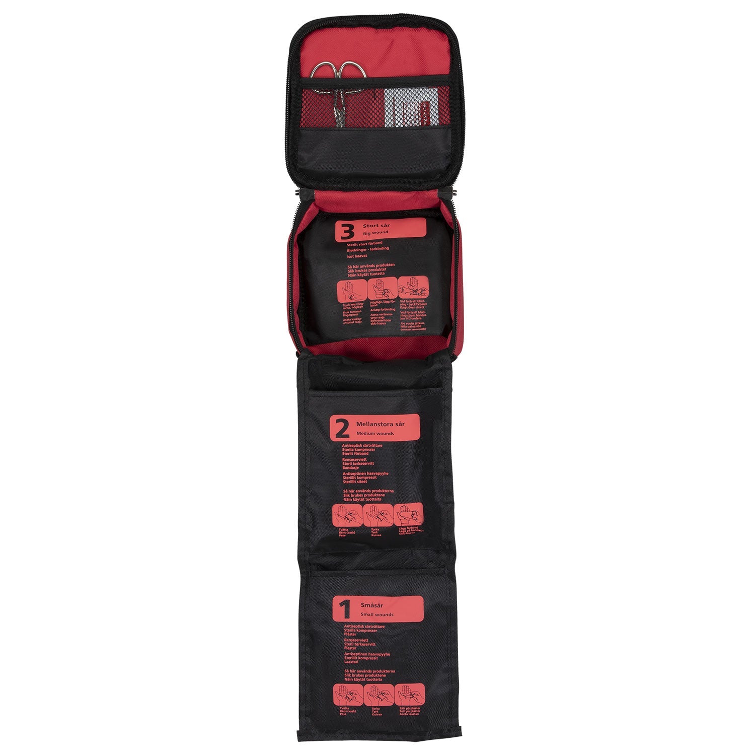 Nexa Första Hjälpen-väska Liten 38 delar - Röd Nexa