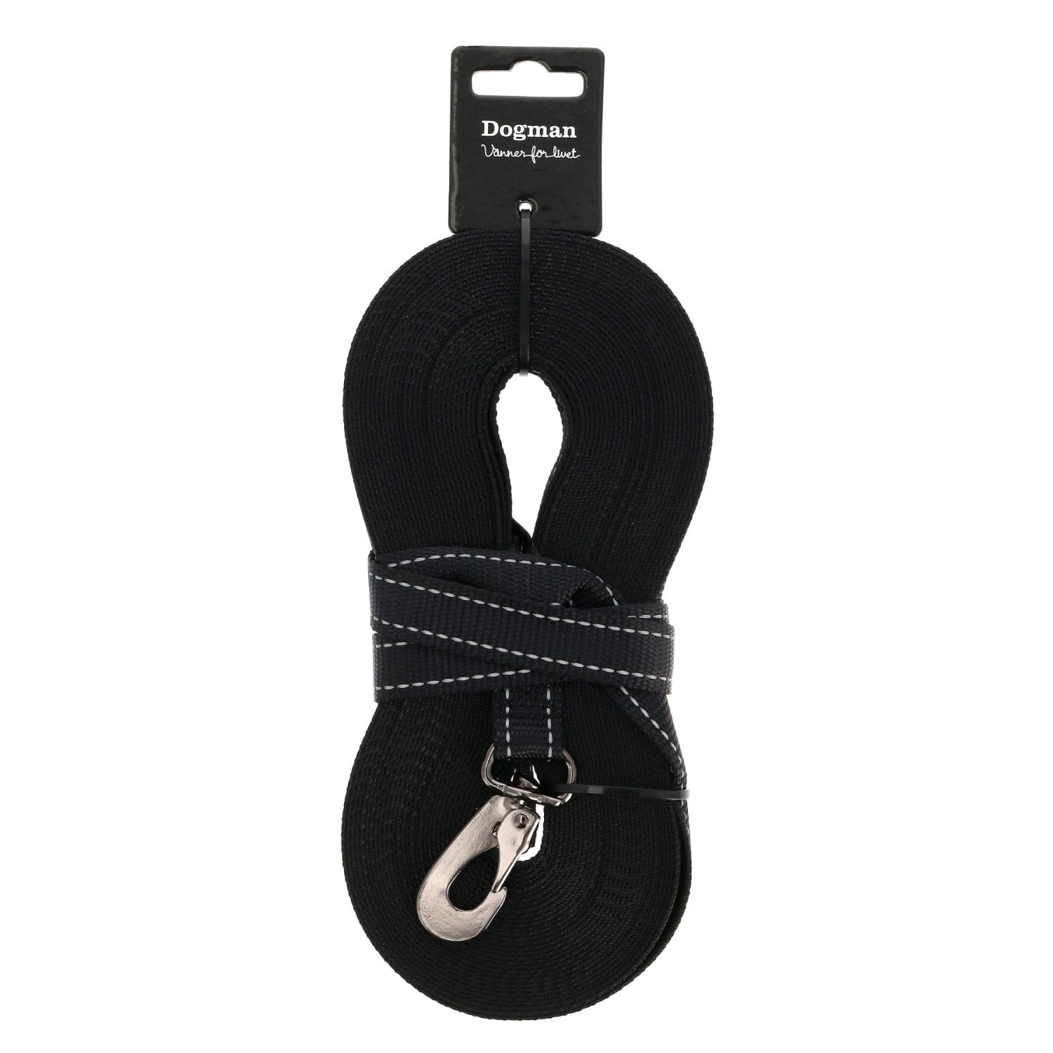 Dogman Spårlina Iris Vävd Svart 15m