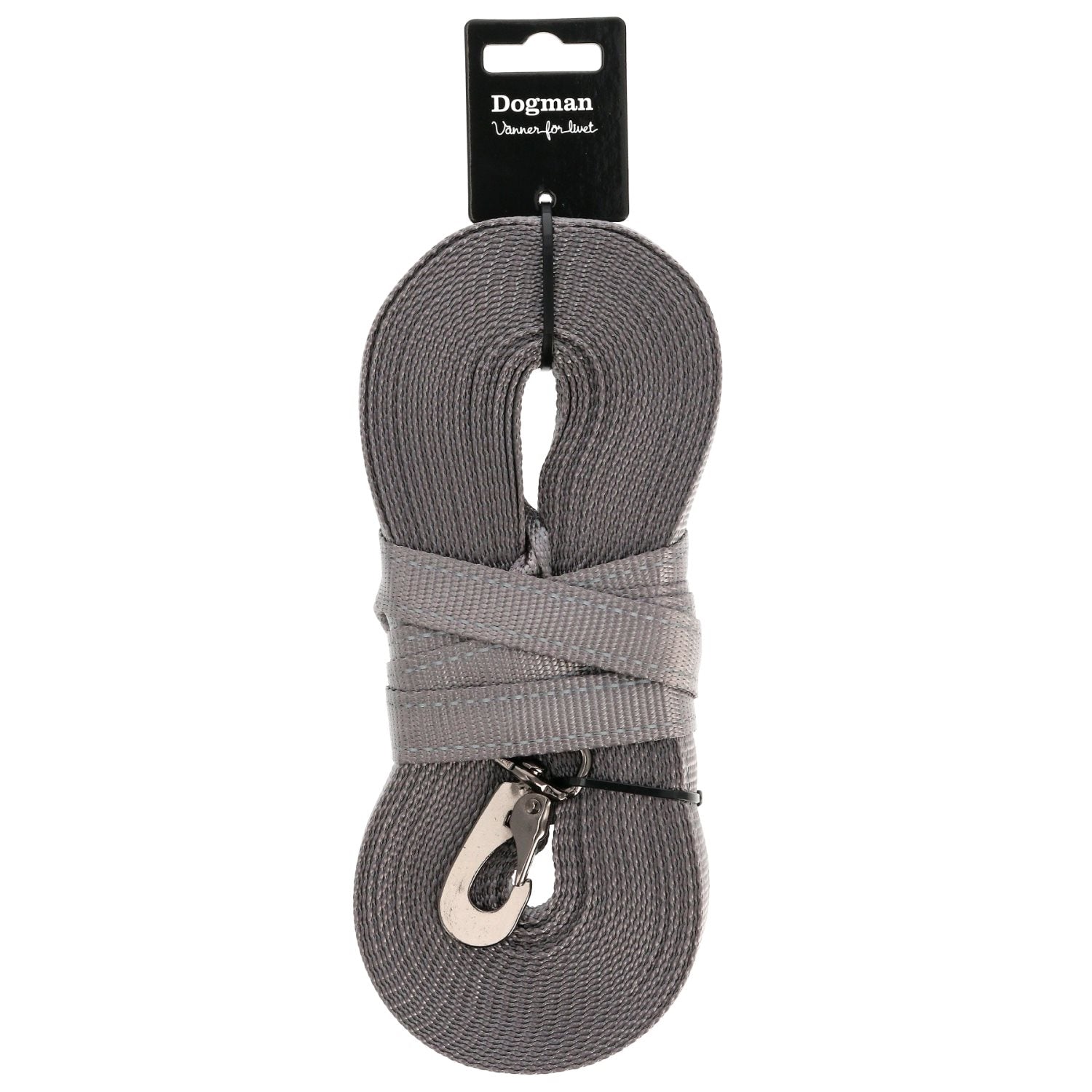 Dogman Spårlina Iris Vävd Grå 15m