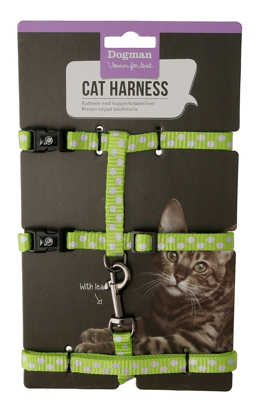 Dogman Kattsele-set Doris Grön