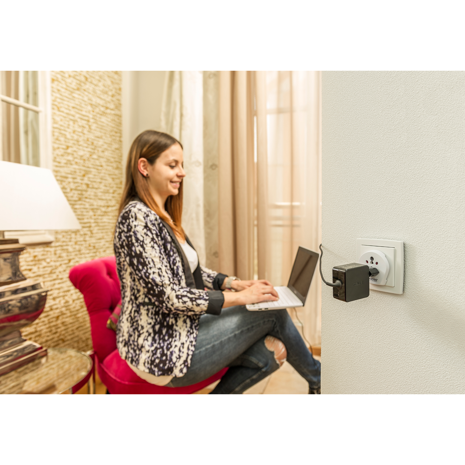 SKROSS - Reseadapter Indien/Israel/Danmark till Europa Jordad - Travels And Bags