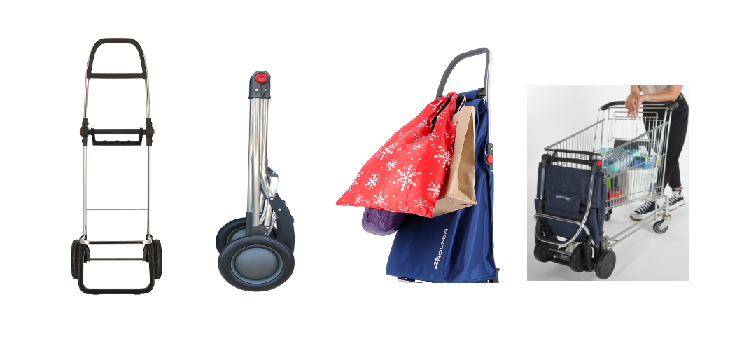 Rolser 2L MF Shoppingvagn/dramaten 43L - Svart Rolser