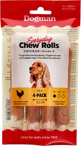 Dogman Tuggrullar Kyckling 4p 5cm