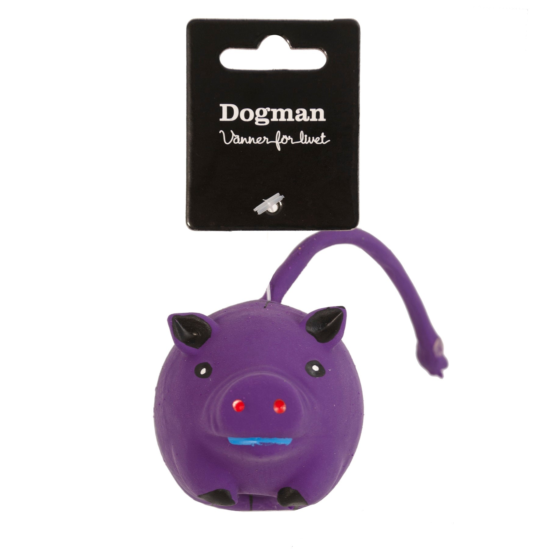Dogman Leksak Piggy Lila 21cm