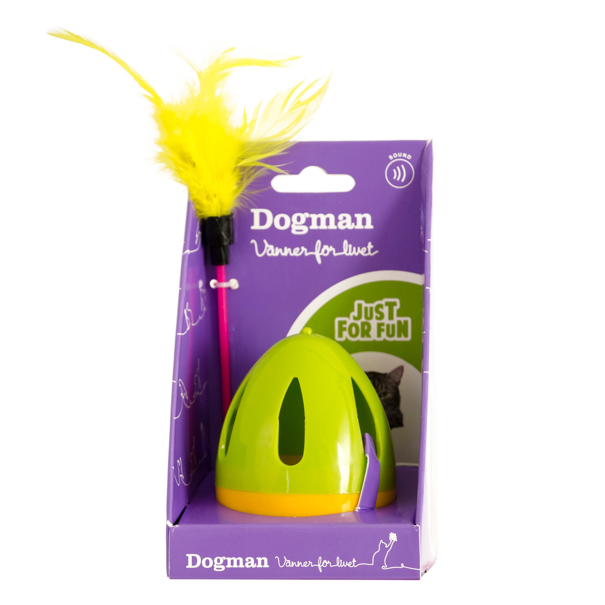 Dogman Kattleksak Aktivering Ägg Flerfärgad 7cm