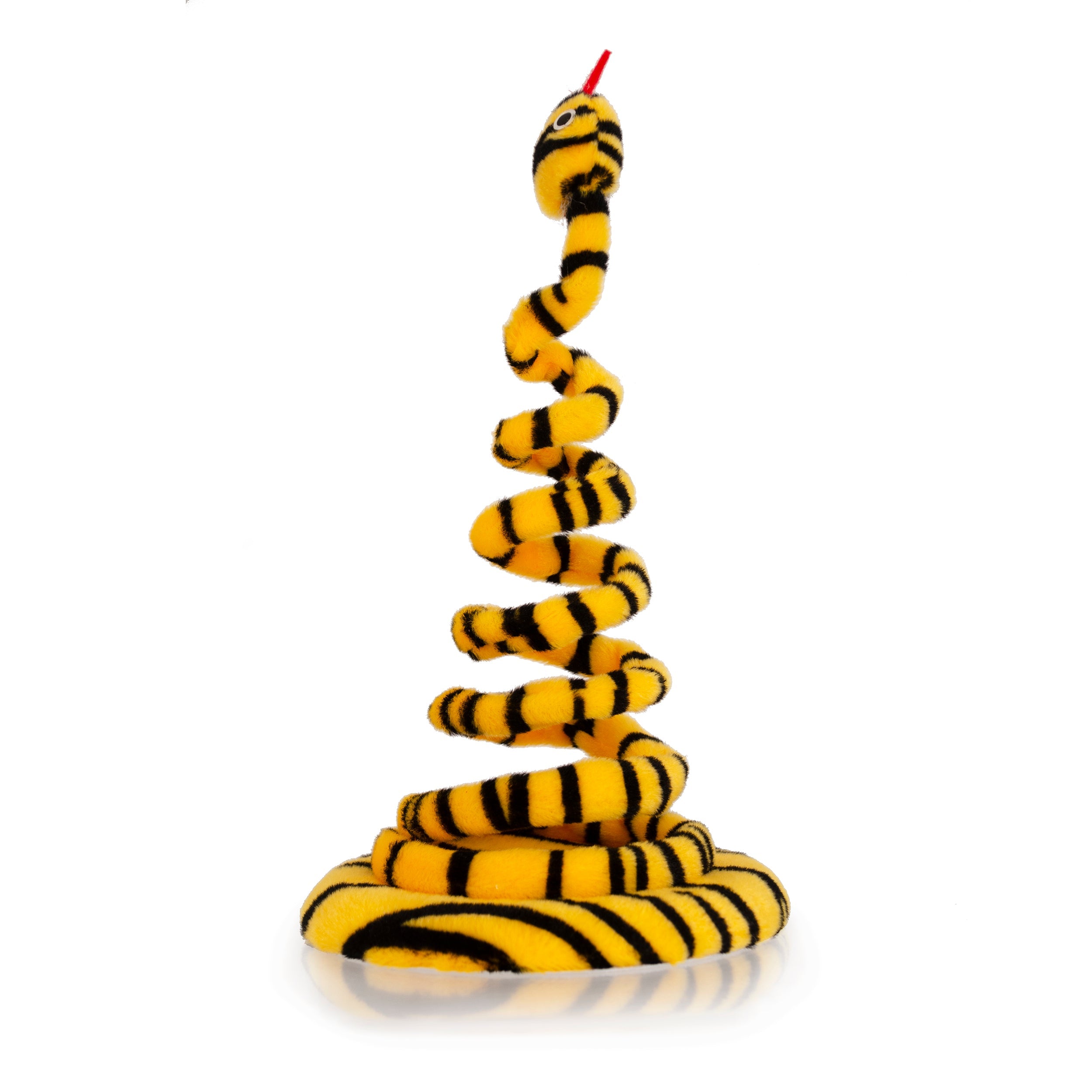 Dogman Kattleksak Spiral Gul 28cm