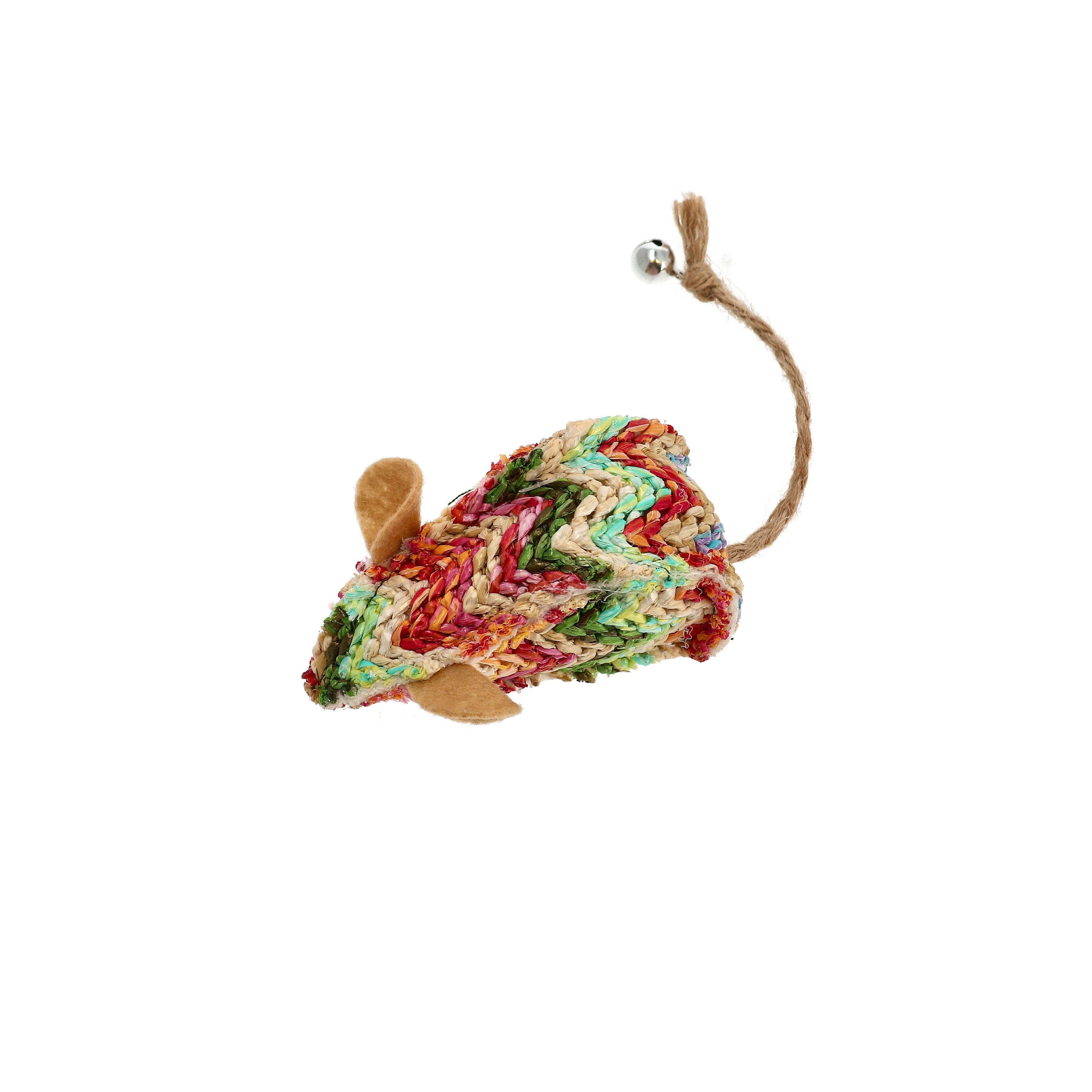 Dogman Kattleksak Natural Mus Flerfärgad 3cm