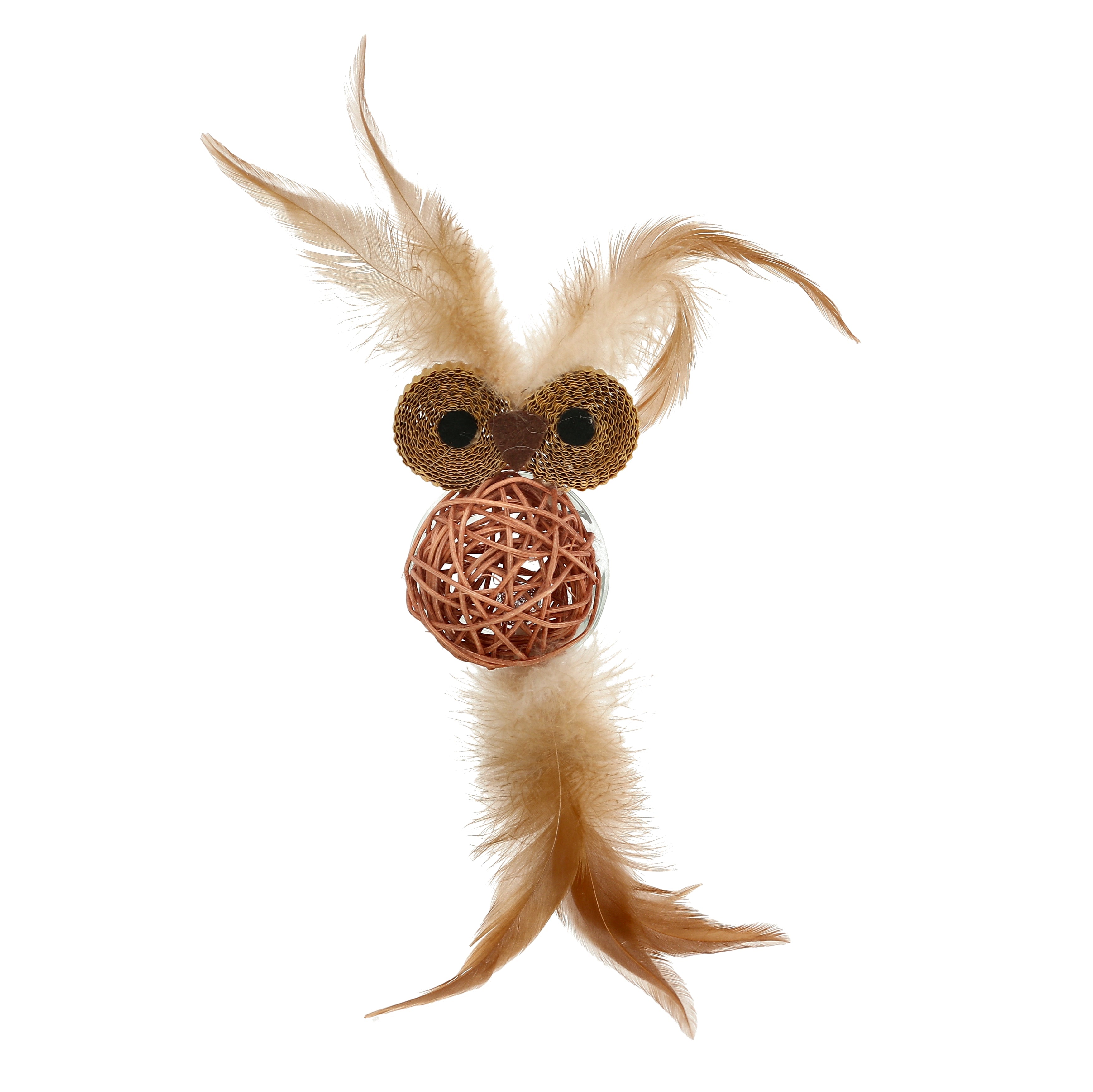 Dogman Kattleksak Natural Uggla Brun 5cm