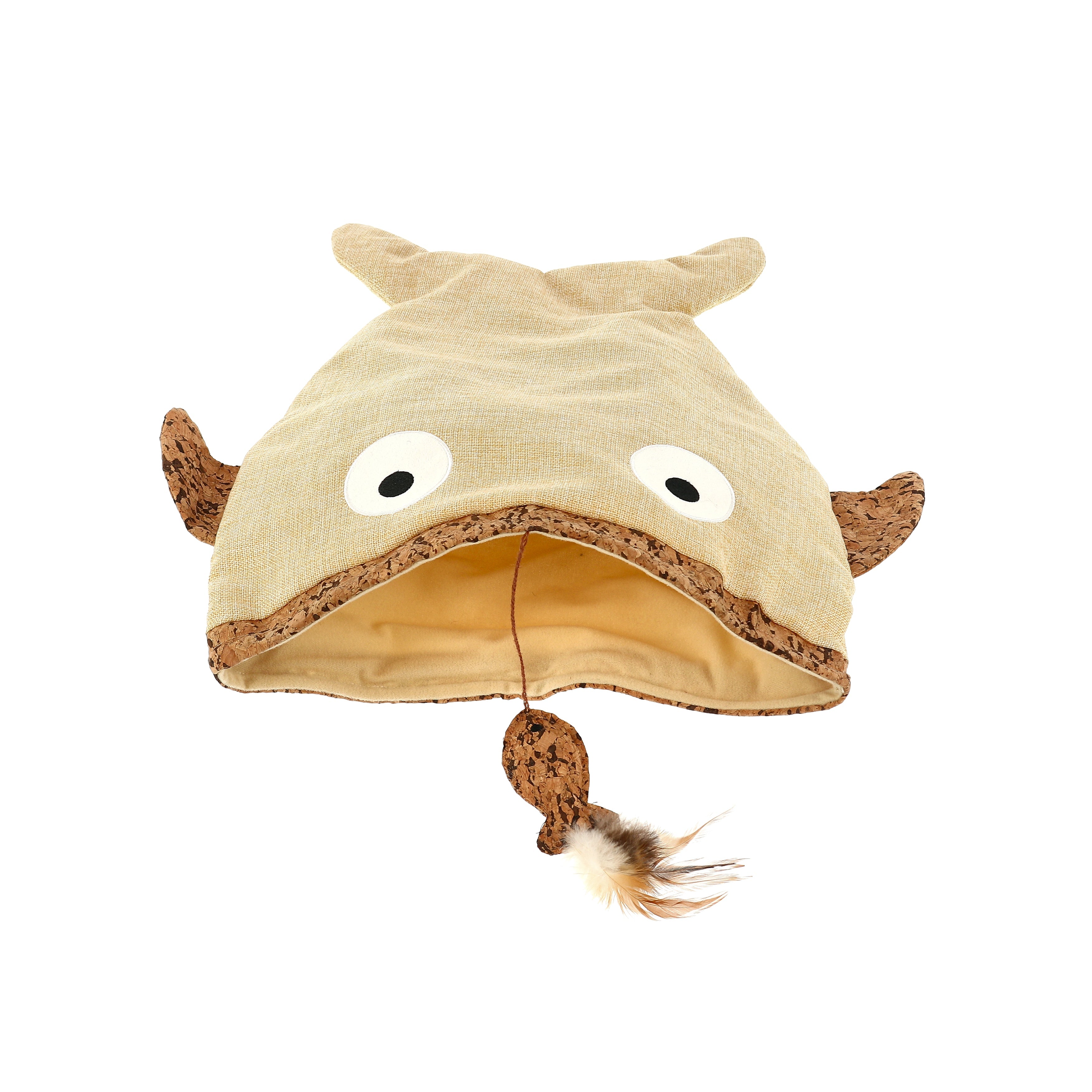 Dogman Kattleksak Lekpåse Natural Fisk Brun 2cm