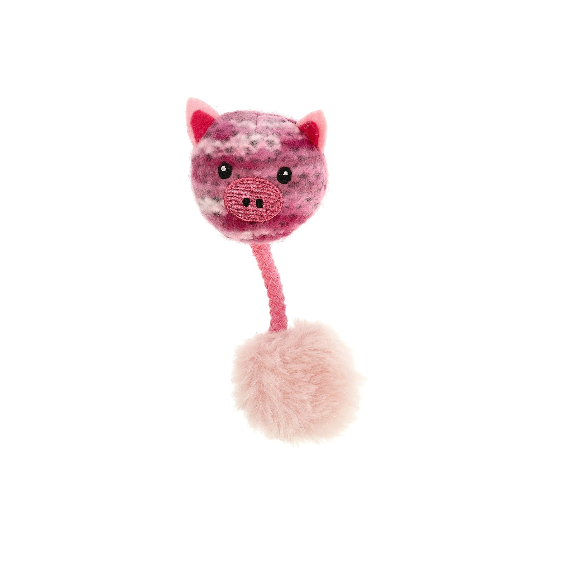 Dogman Kattleksak Fuzzy Gris Rosa 2cm