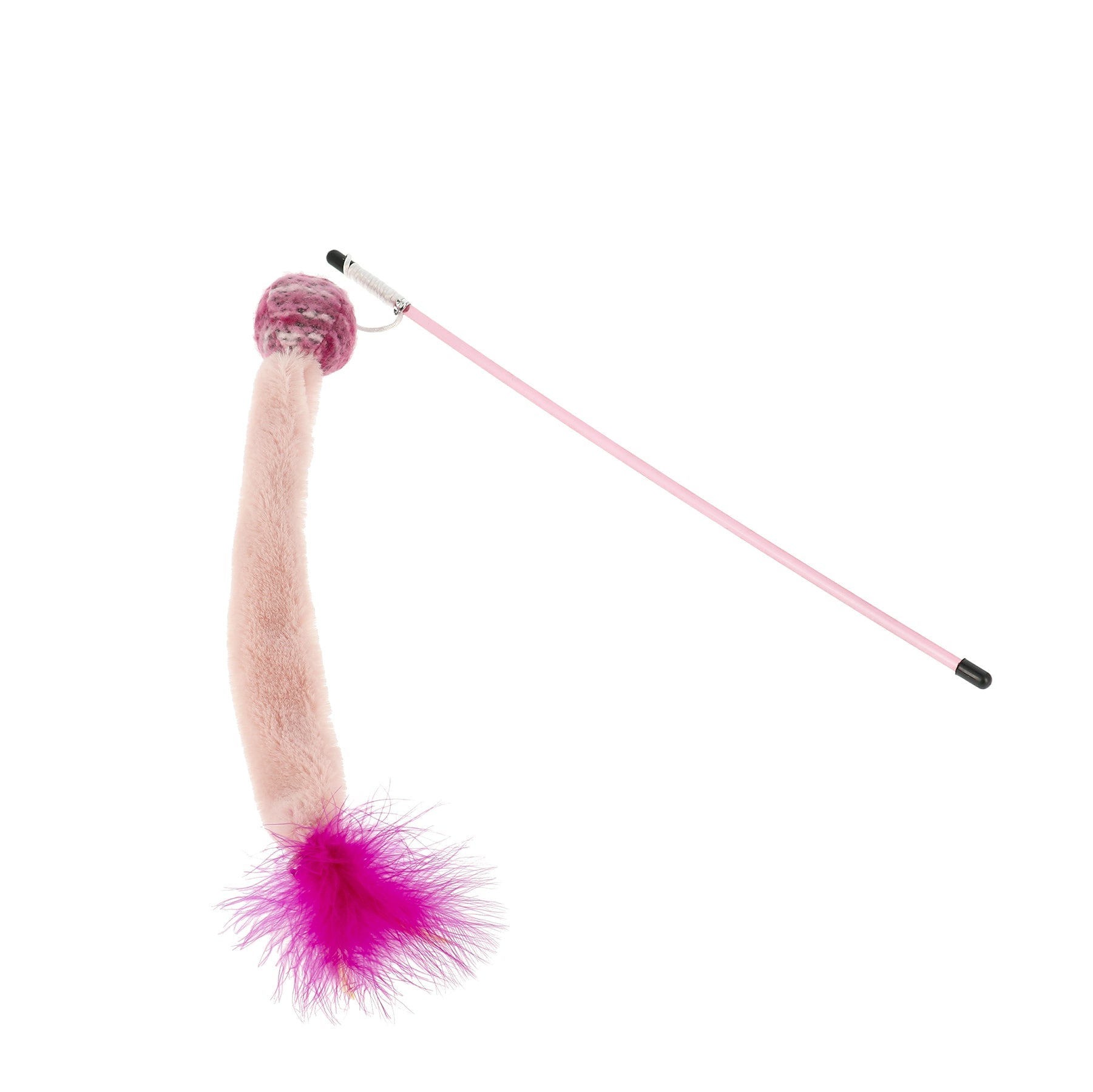 Dogman Kattleksak Spö Fuzzy Rosa 2cm