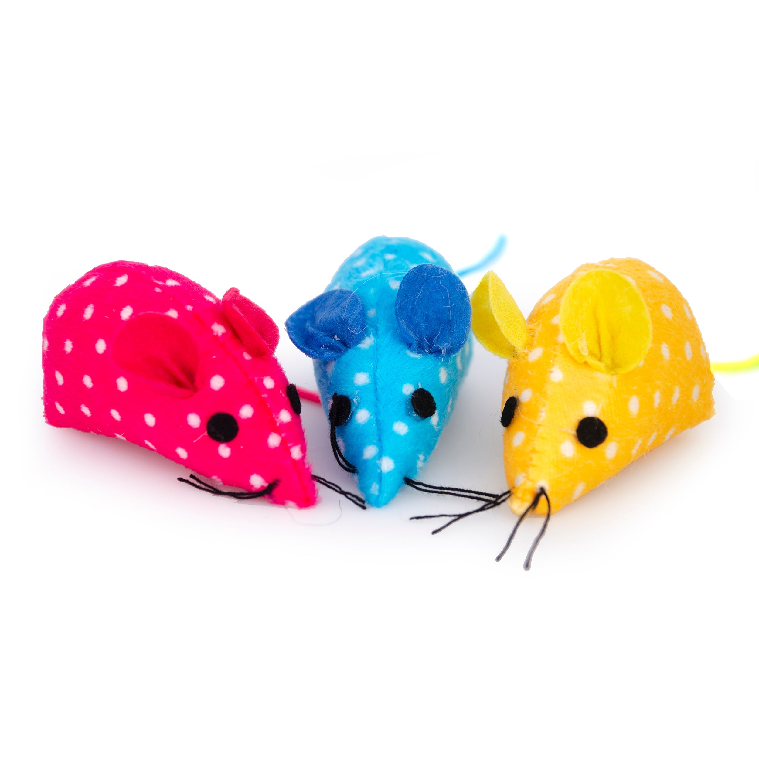 Dogman Kattleksak Mus Prickig Mix 5cm