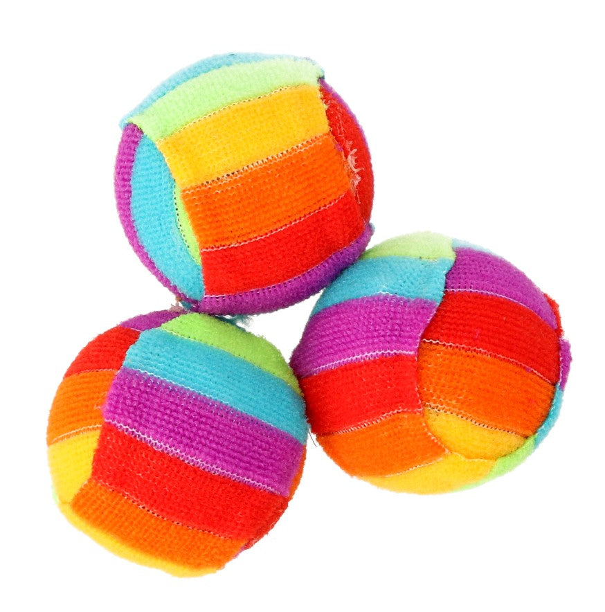 Dogman Kattleksak Regnbågsboll Flerfärgad 4cm