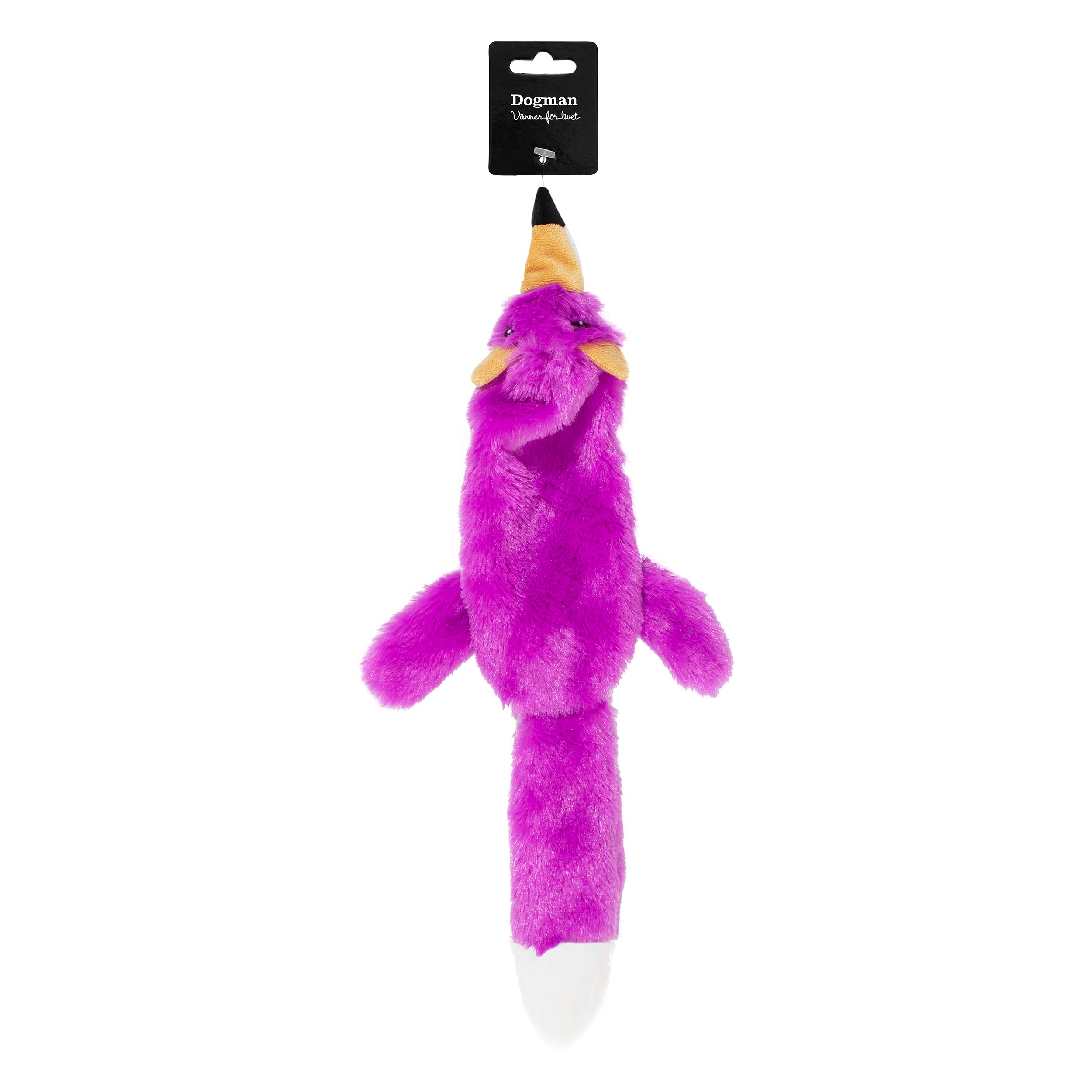Dogman Leksak Skinnie Räv Lila 38cm