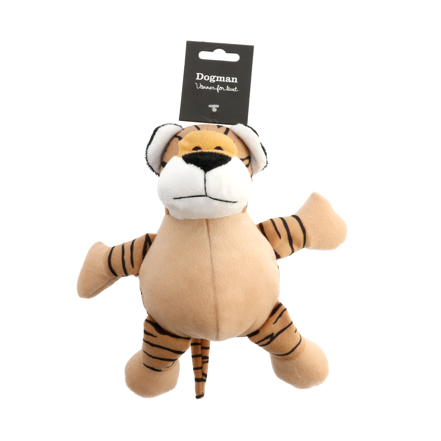 Dogman Leksak Tiger Beige 17cm