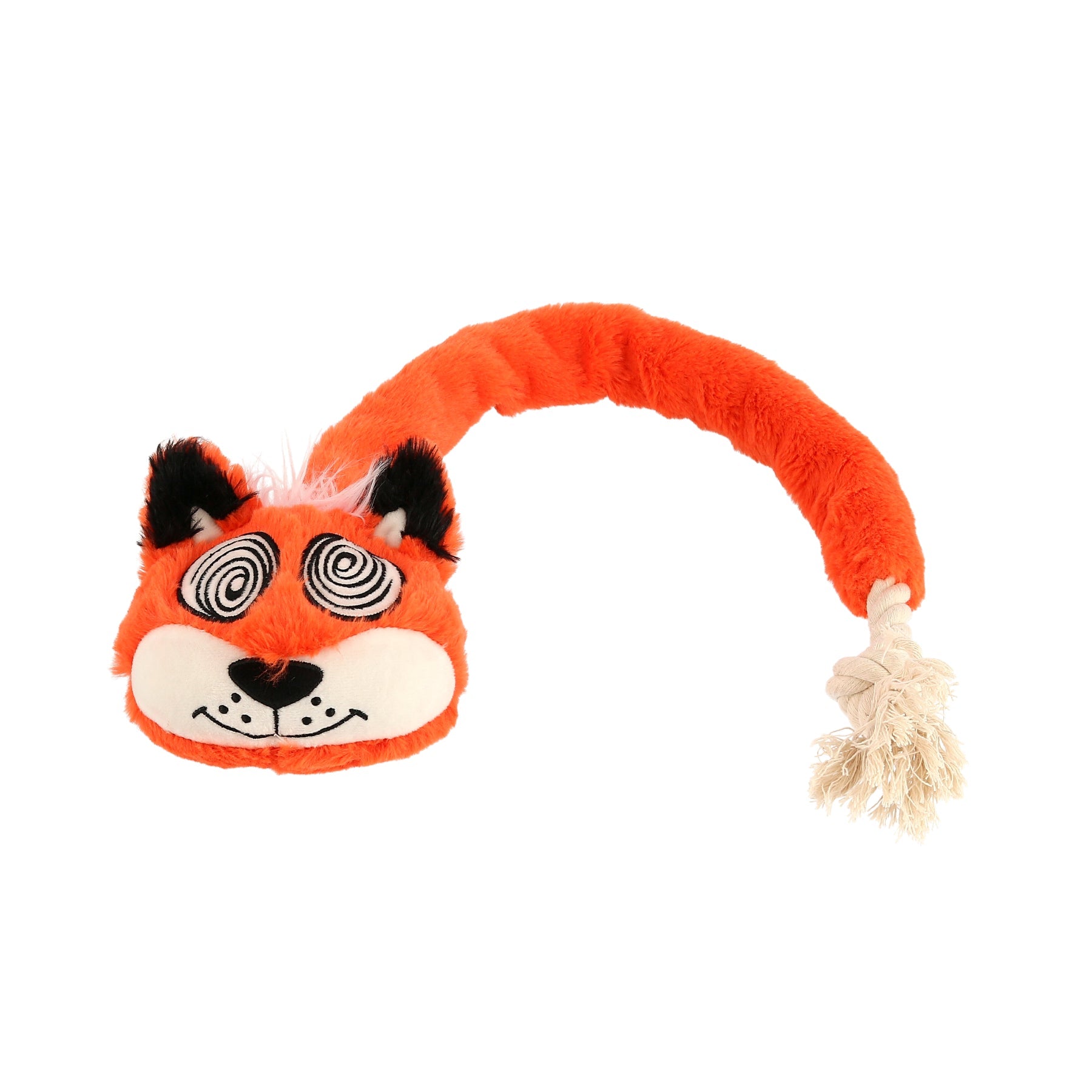 Dogman Leksak Spirrefox Lång Orange 25cm