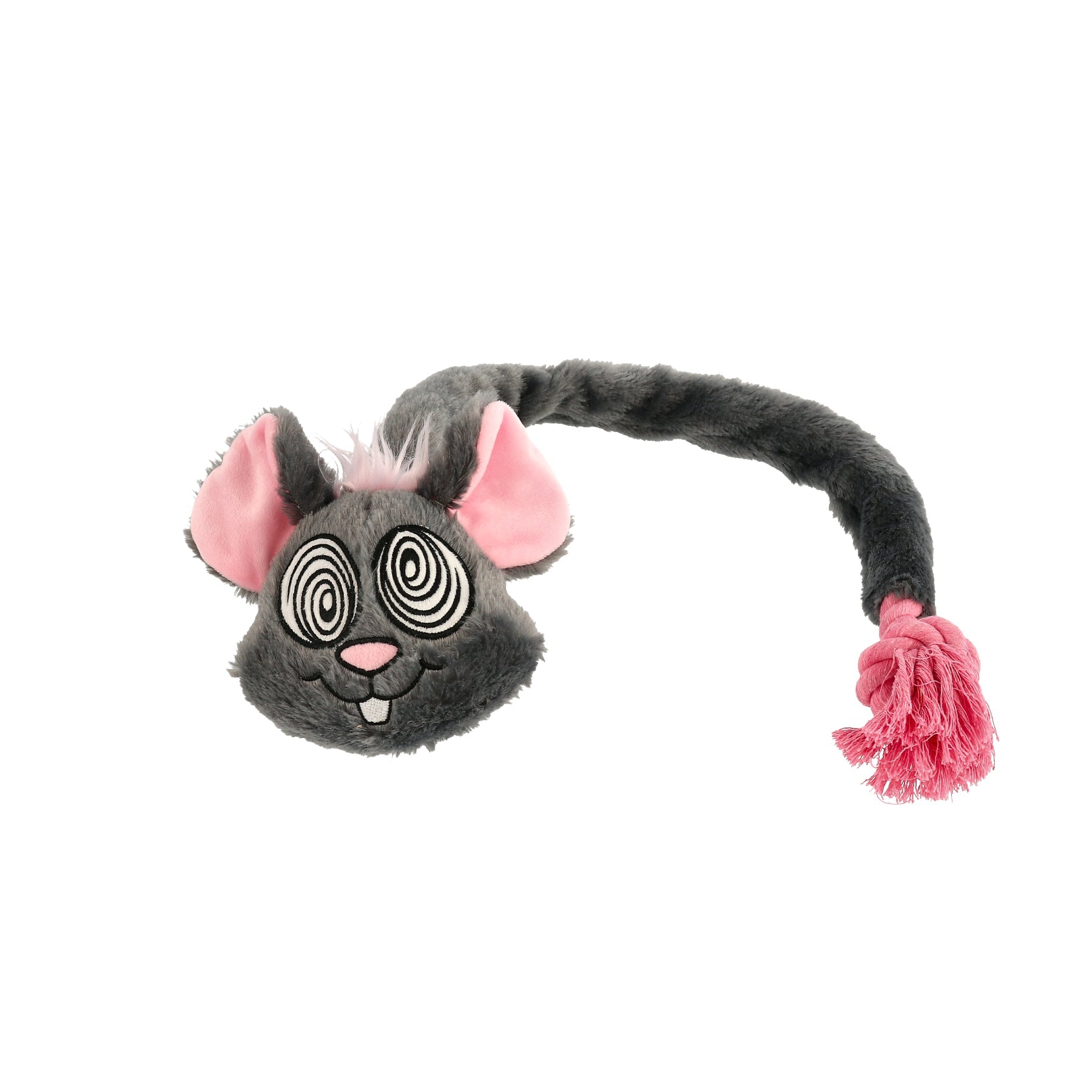 Dogman Leksak Spirremouse Lång Grå 25cm