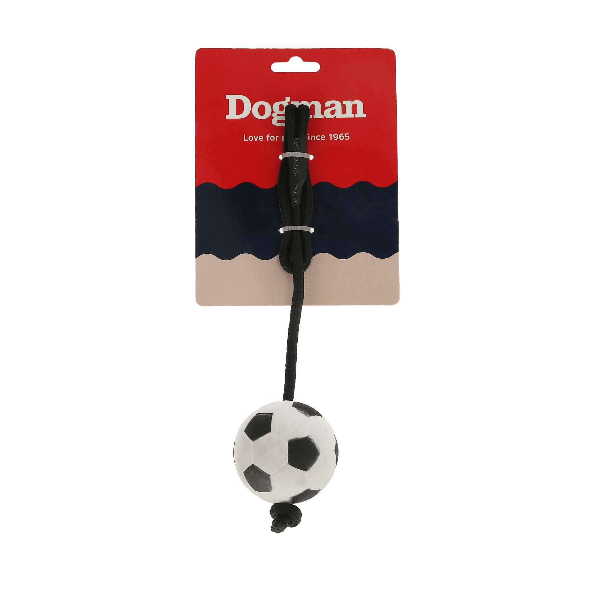 Dogman Leksak Boll Med Rep 6cm