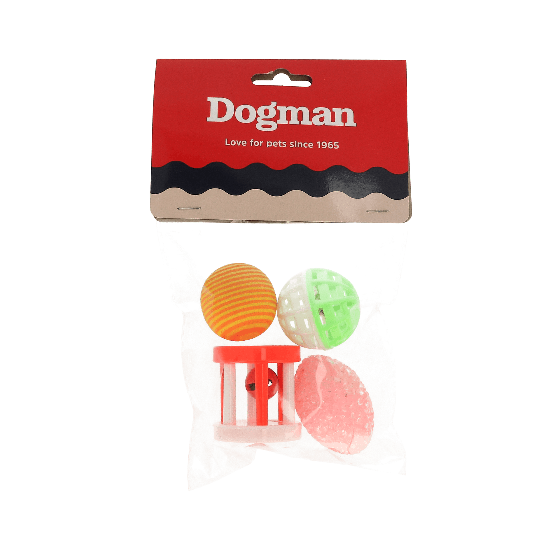 Dogman Kattleksak Mix 5cm