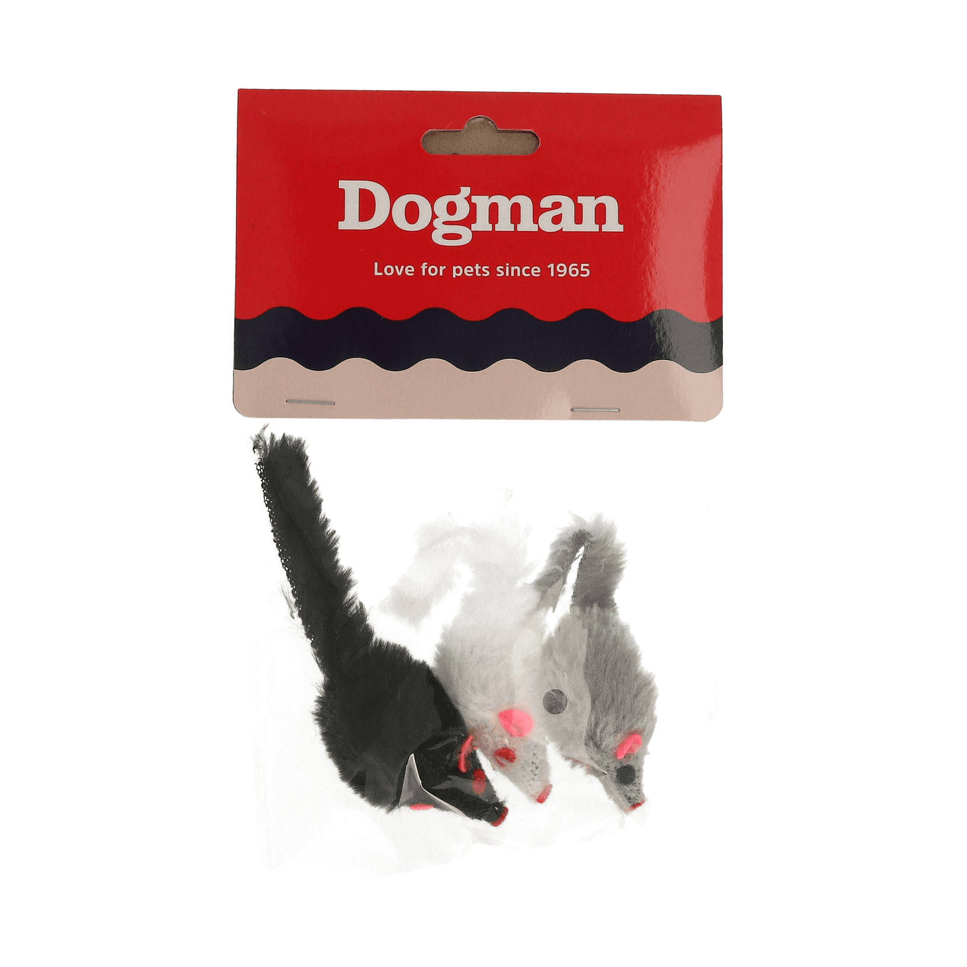 Dogman Kattleksak Mus Mini 3cm