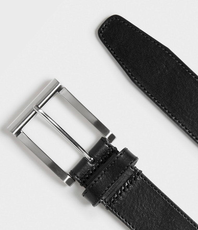 Saddler Struer Läderbälte - Svart - Travels And Bags