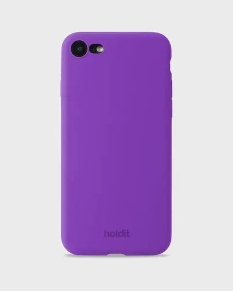 Holdit Telefonskal Silicone iPhone 7/8/SE - Lila - Travels And Bags