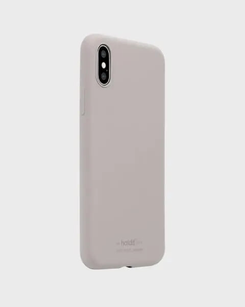Holdit Telefonskal Silicone iPhone X/Xs - Taupe - Travels And Bags
