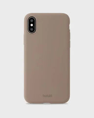 Holdit Telefonskal Silicone iPhone X/Xs - Ljusbrun