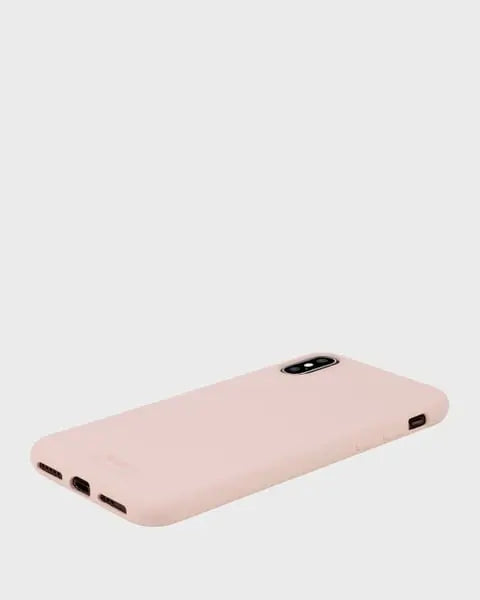 Holdit Telefonskal Silicone iPhone X/Xs - Ljusrosa - Travels And Bags