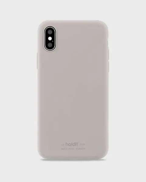 Holdit Telefonskal Silicone iPhone X/Xs - Taupe - Travels And Bags