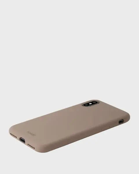 Holdit Telefonskal Silicone iPhone X/Xs - Ljusbrun - Travels And Bags