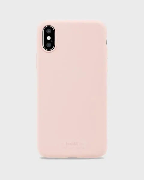 Holdit Telefonskal Silicone iPhone X/Xs - Ljusrosa - Travels And Bags
