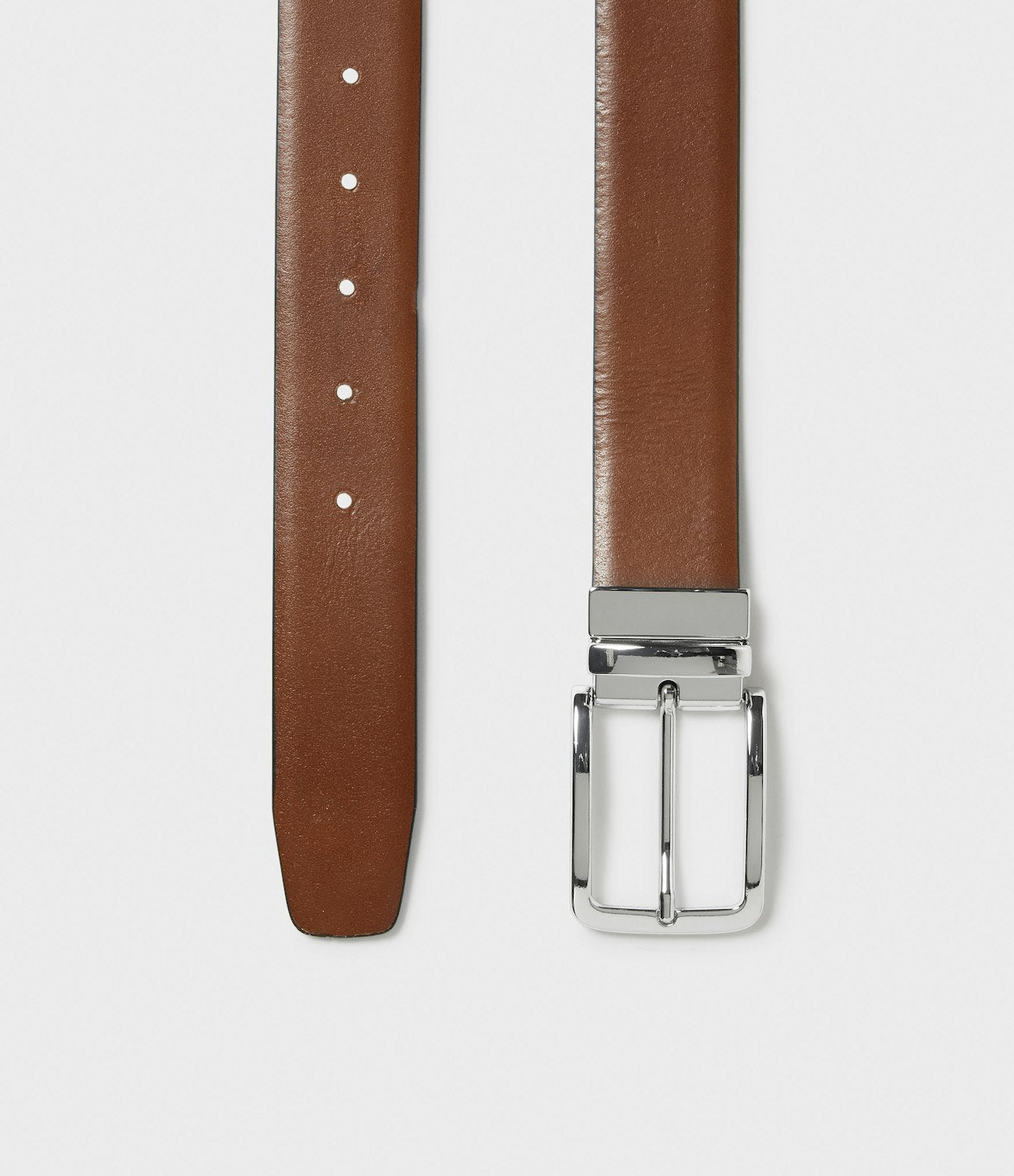 Saddler Avellino Vändbart  Läderbälte - Svart/brun - Travels And Bags