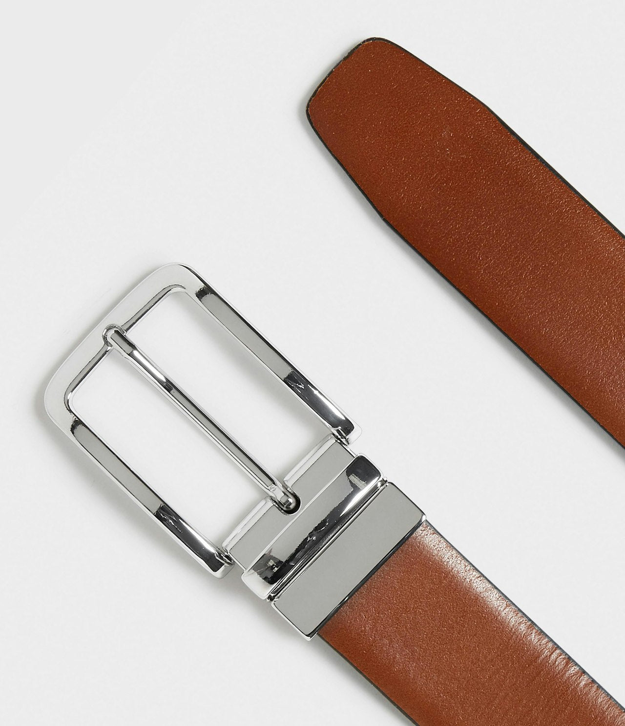 Saddler Avellino Vändbart  Läderbälte - Svart/brun - Travels And Bags