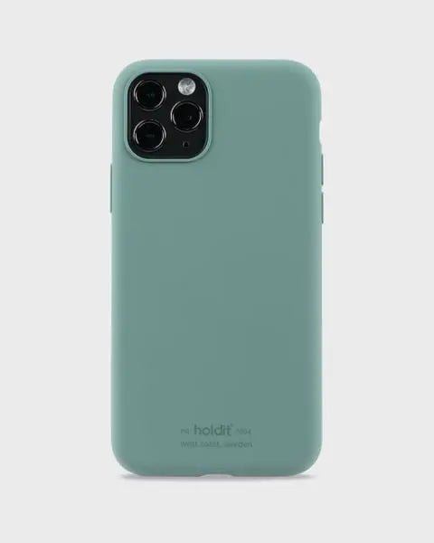 Holdit Telefonskal Silicone iPhone 11 Pro/X/XS - Grön - Travels And Bags